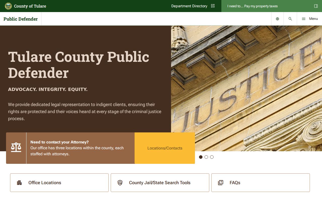 Tulare County criminal history Public Defender record clearing